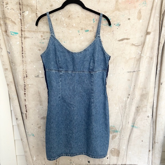 Vintage Express Denim Midi Dress - Picture 1 of 5